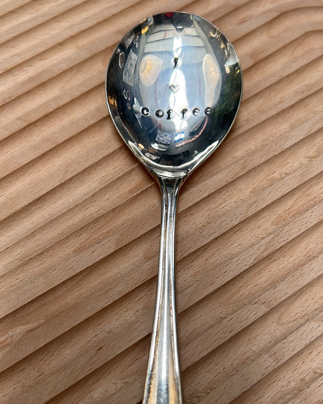 Vintage Silver Spoons Hand Stamped with Funny Quotes