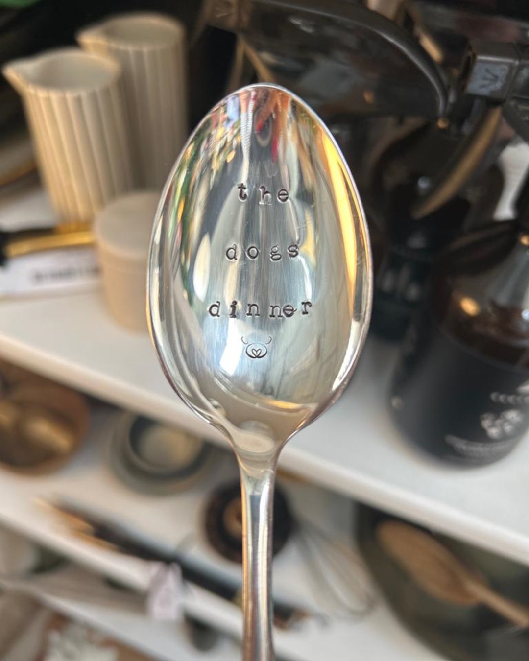 Vintage Silver Spoons Hand Stamped with Funny Quotes