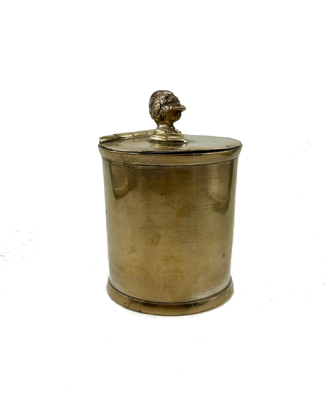 Silverplate hinged lid container