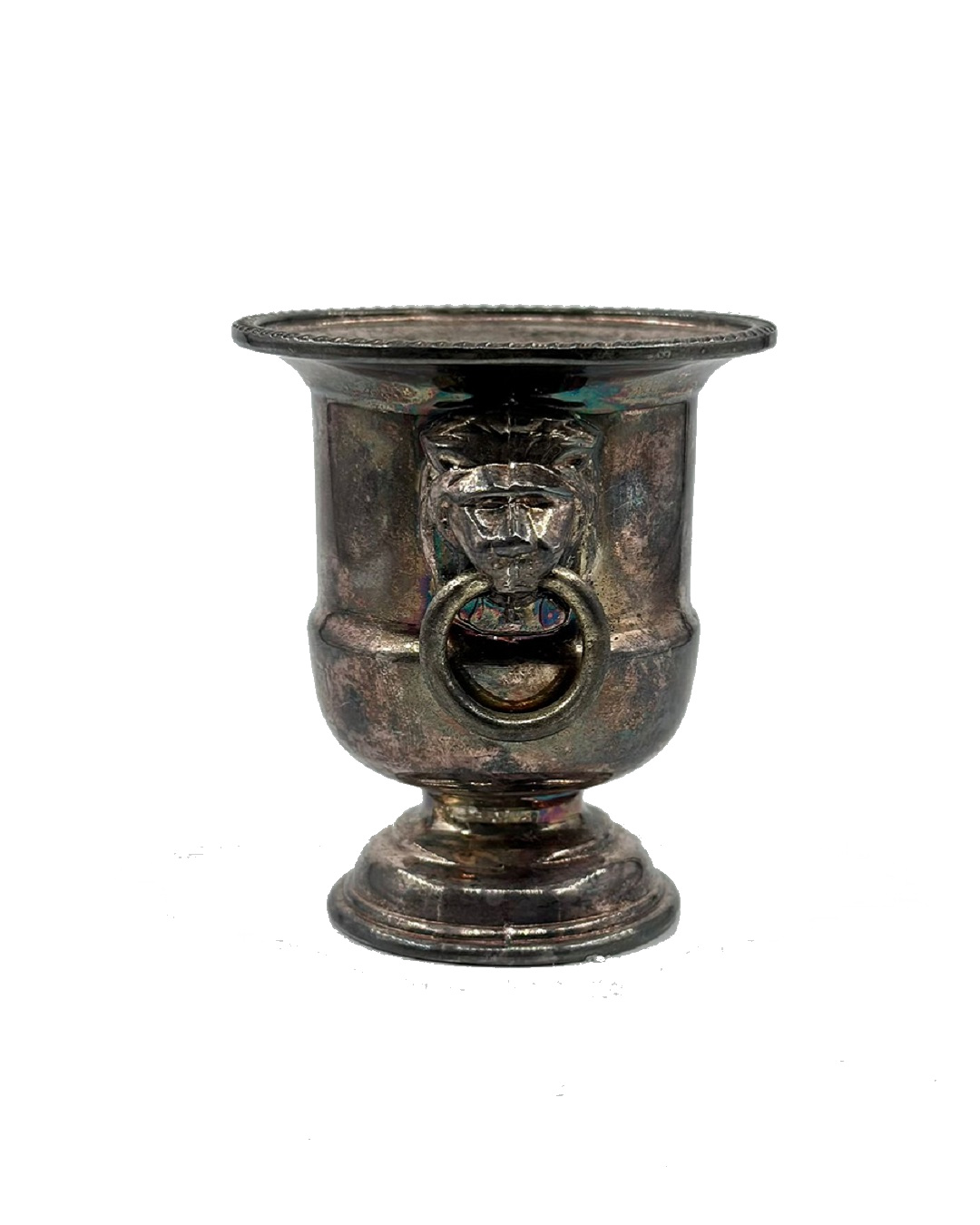 Silver plated goblet cup