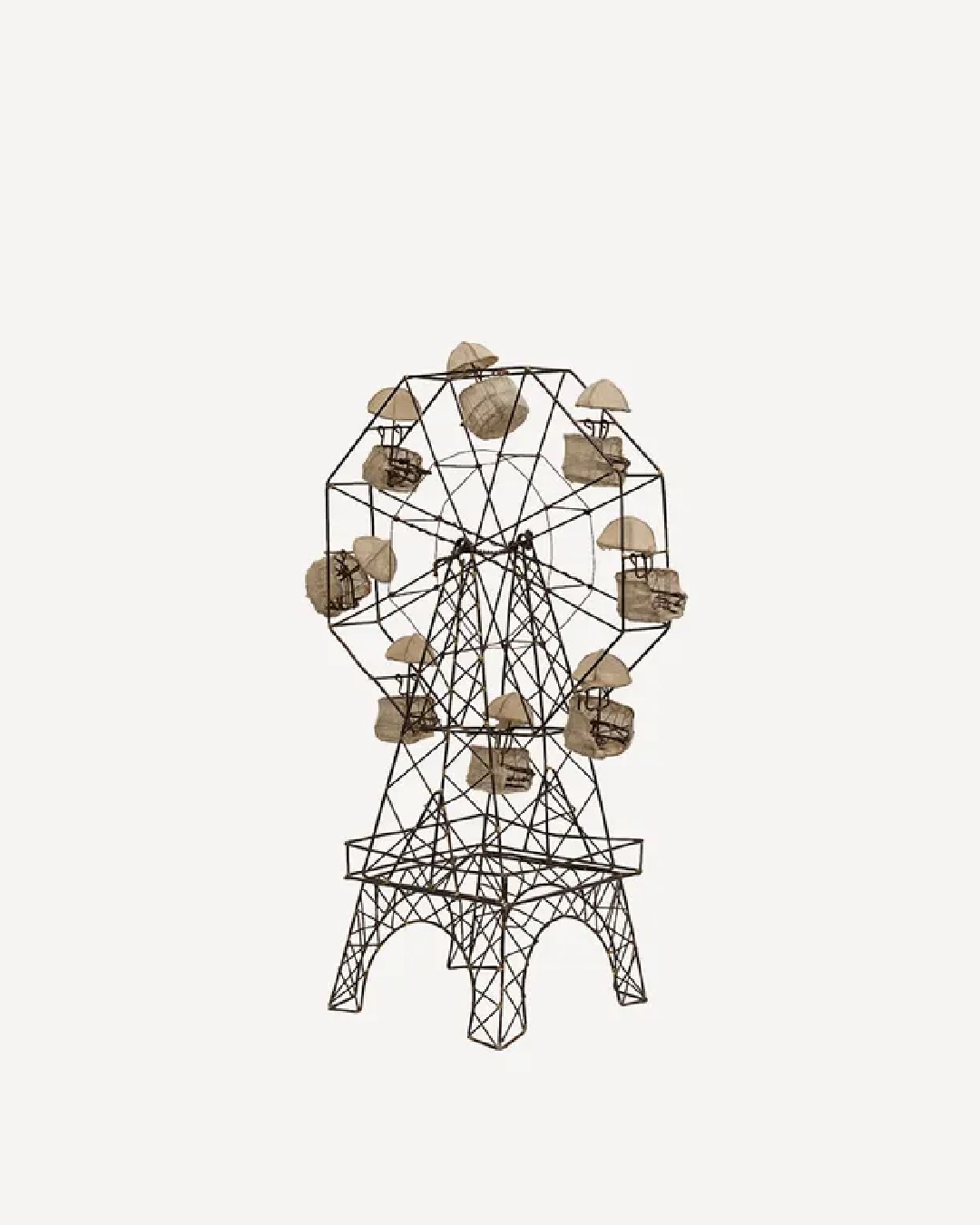 Small metal ferris wheel display