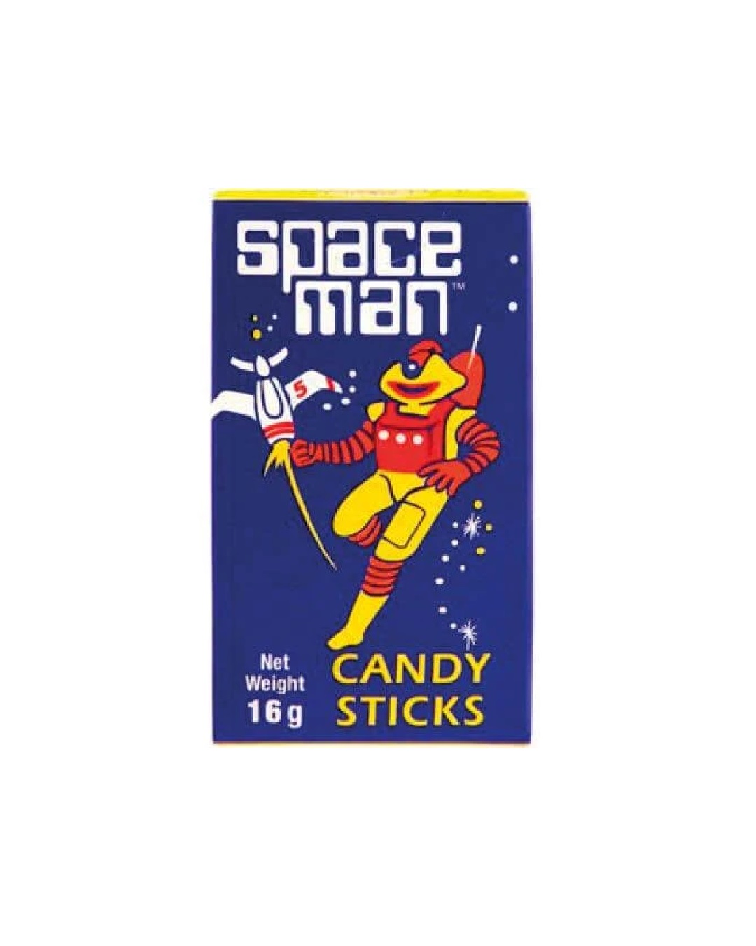 Spaceman candy sticks