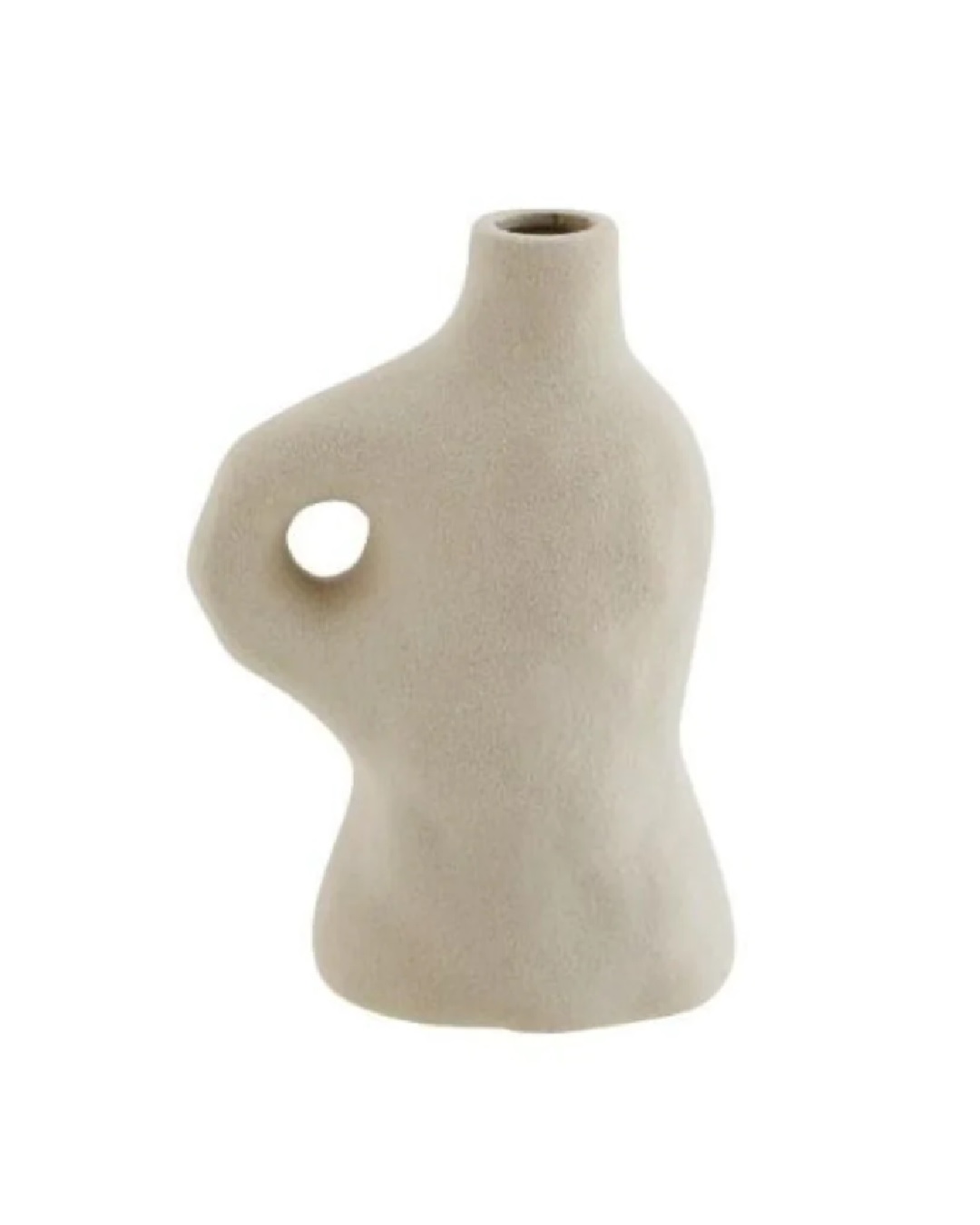 Stoneware Vase Greige