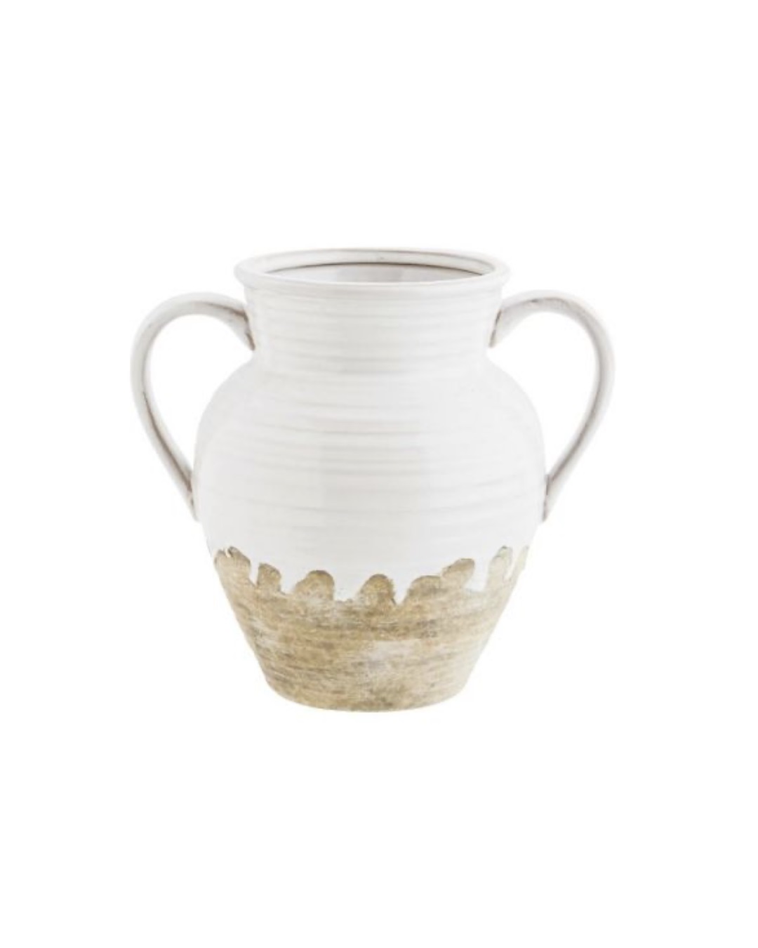 Stoneware Vase with Handles