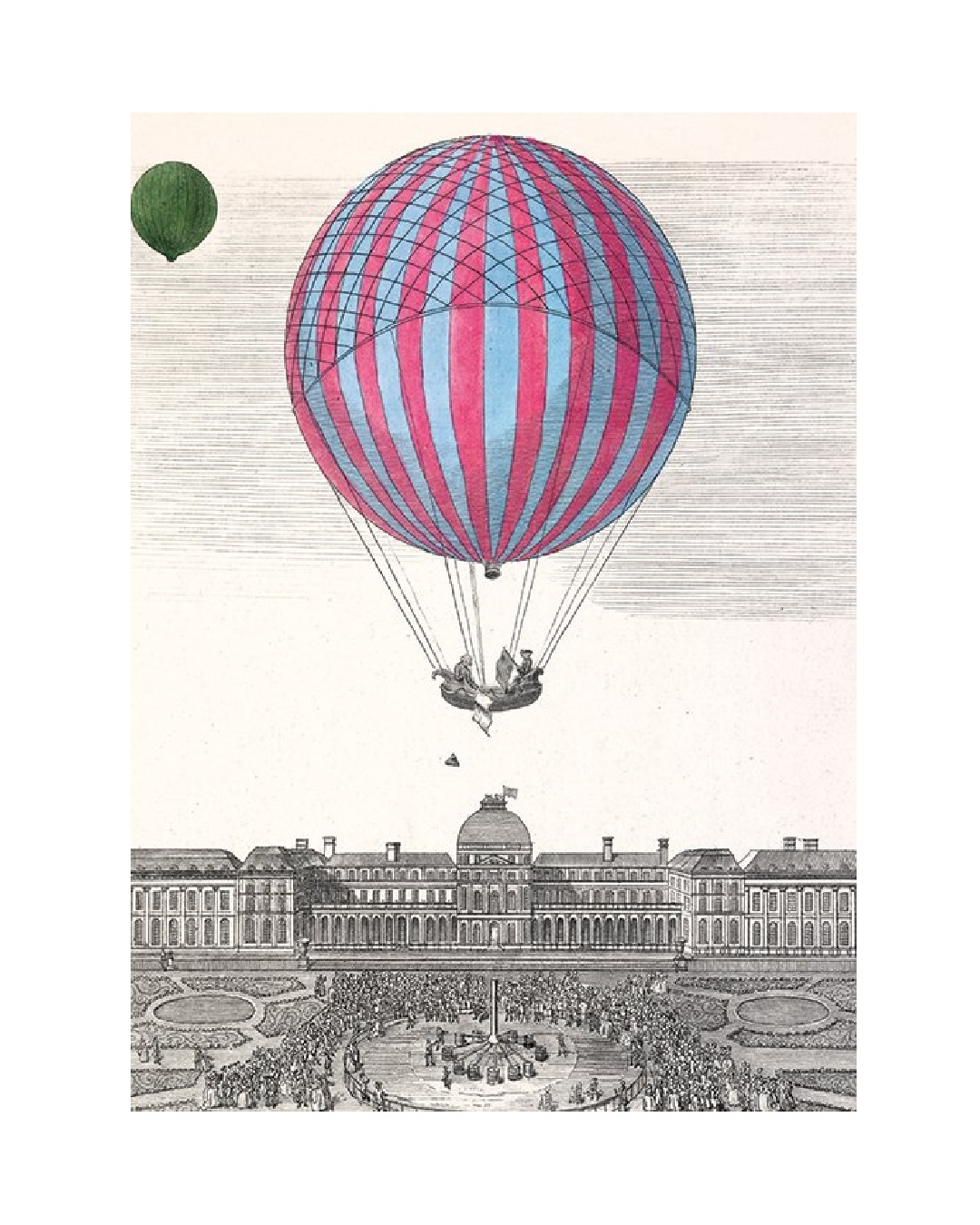 Air balloon card