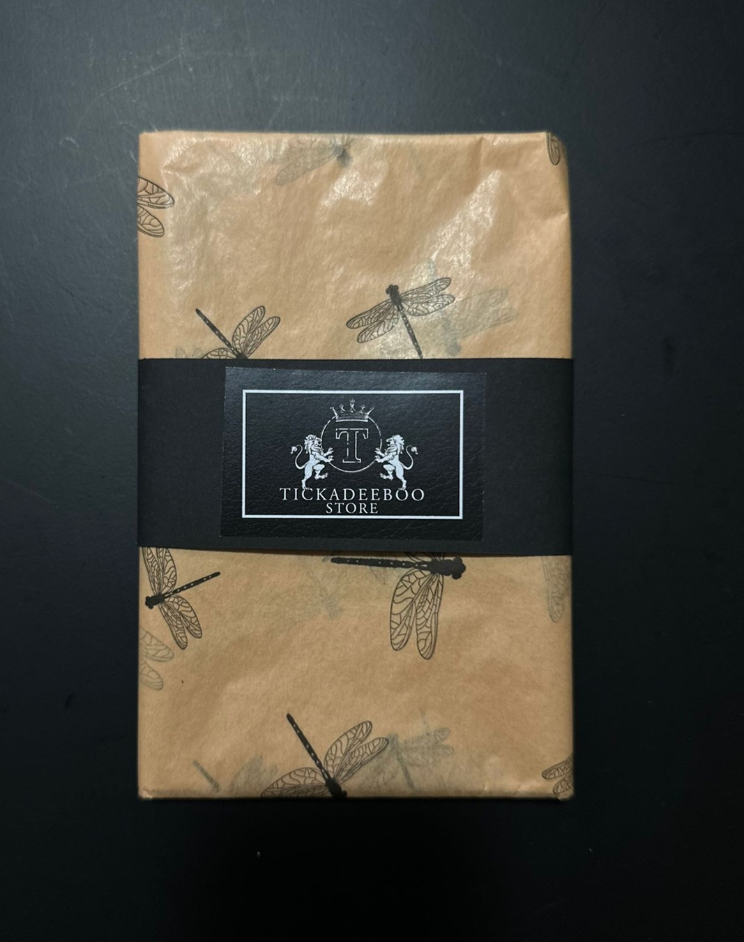 Tissue Printed Quire Dragonfly 5 sheets