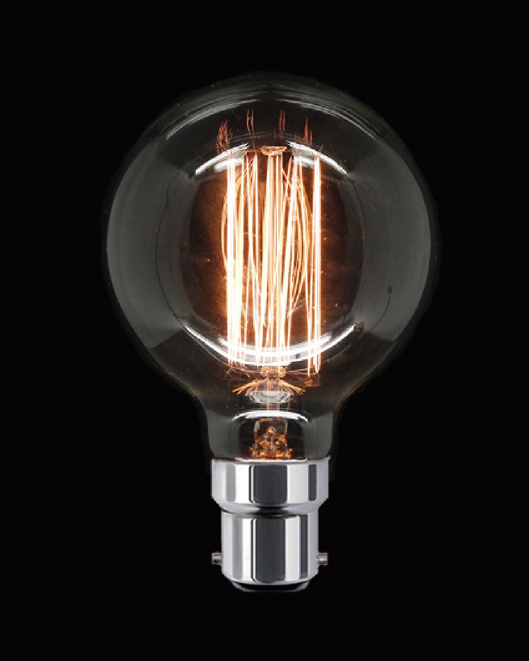 Tungsten filament squirrel cage bulb