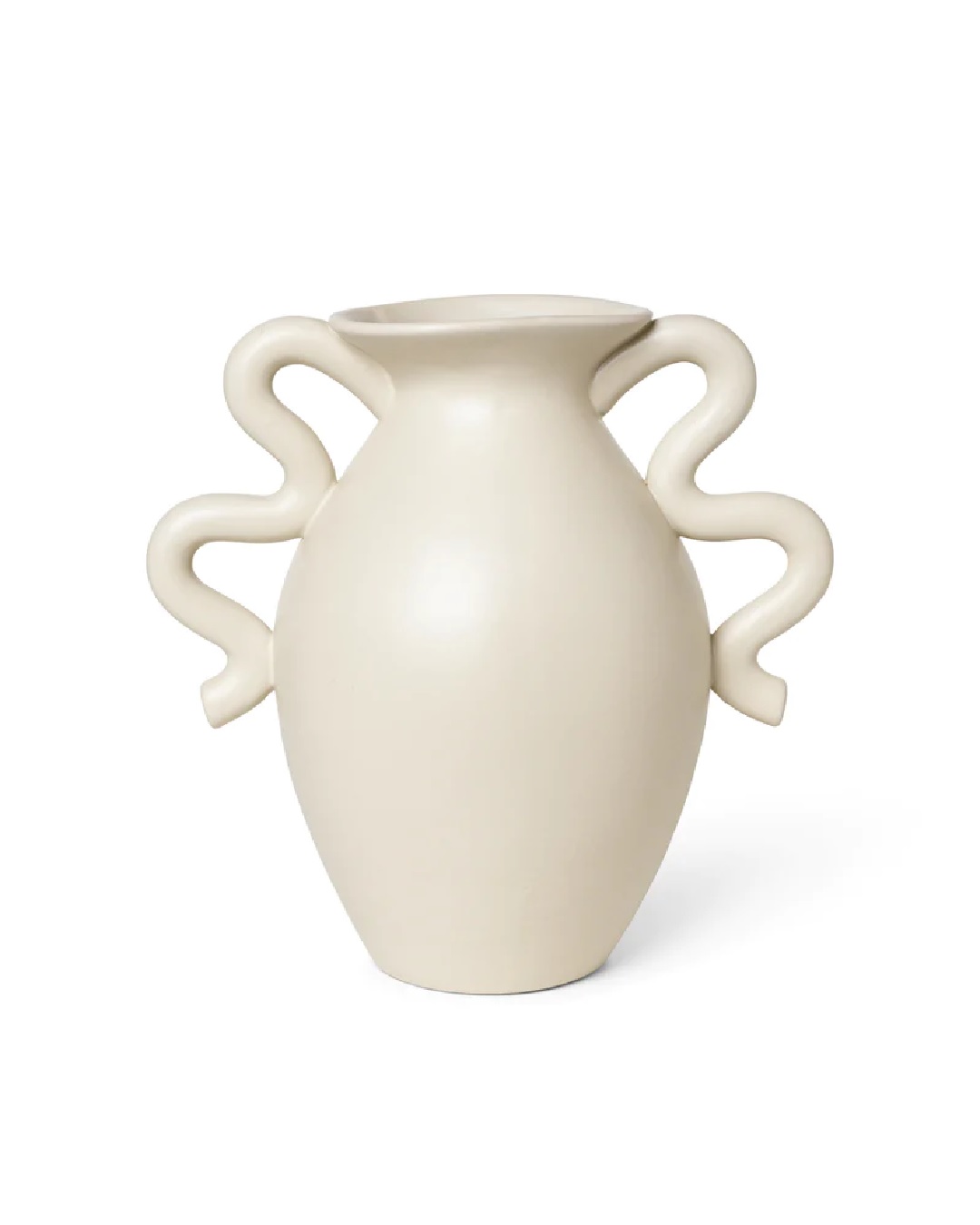 Verso table vase in cream