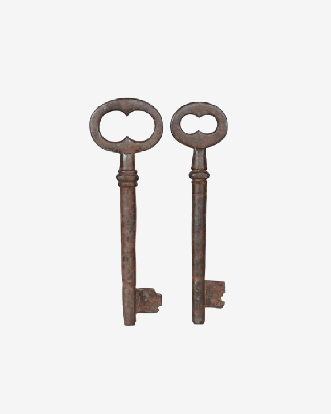 Two old iron keys
