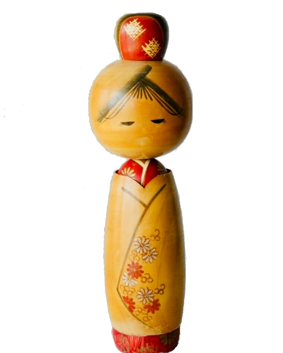 Vintage Japanese Haori kimono sosaku kokeshi doll