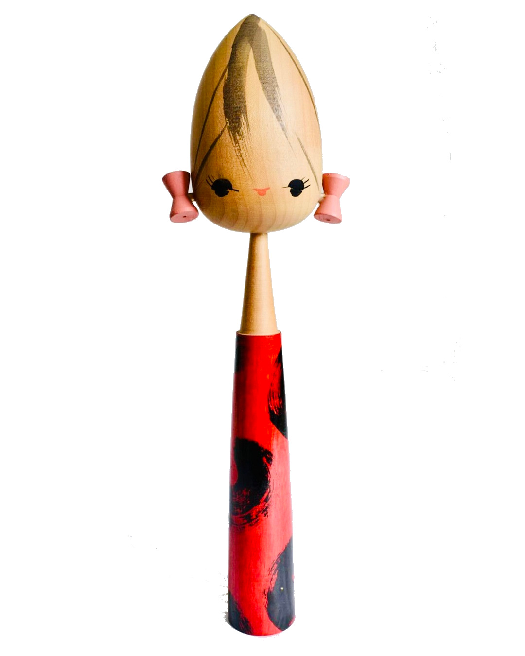 Vintage Japanese wood sosaku kokeshi doll
