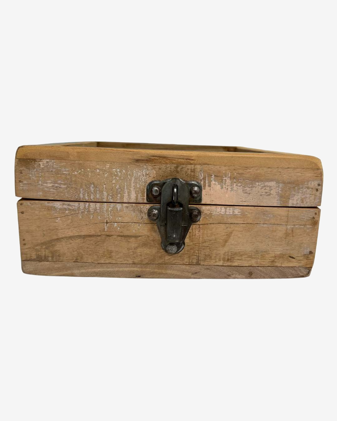 Wood and glass spice box
