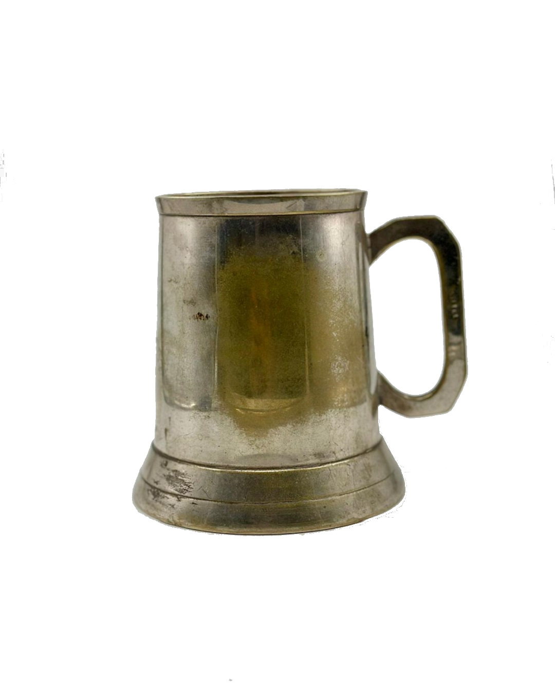 Vintage silverplated tankard mug