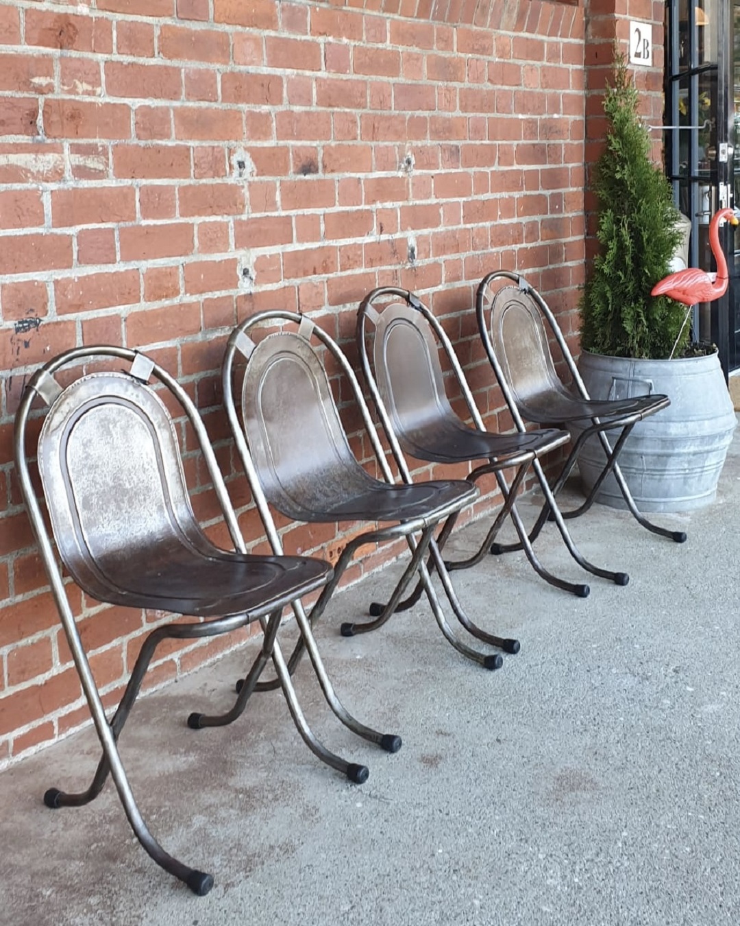 Vintage stackable chairs