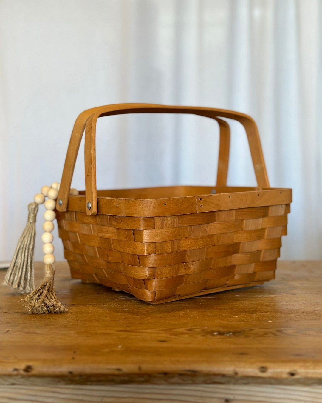 Vintage woven basket