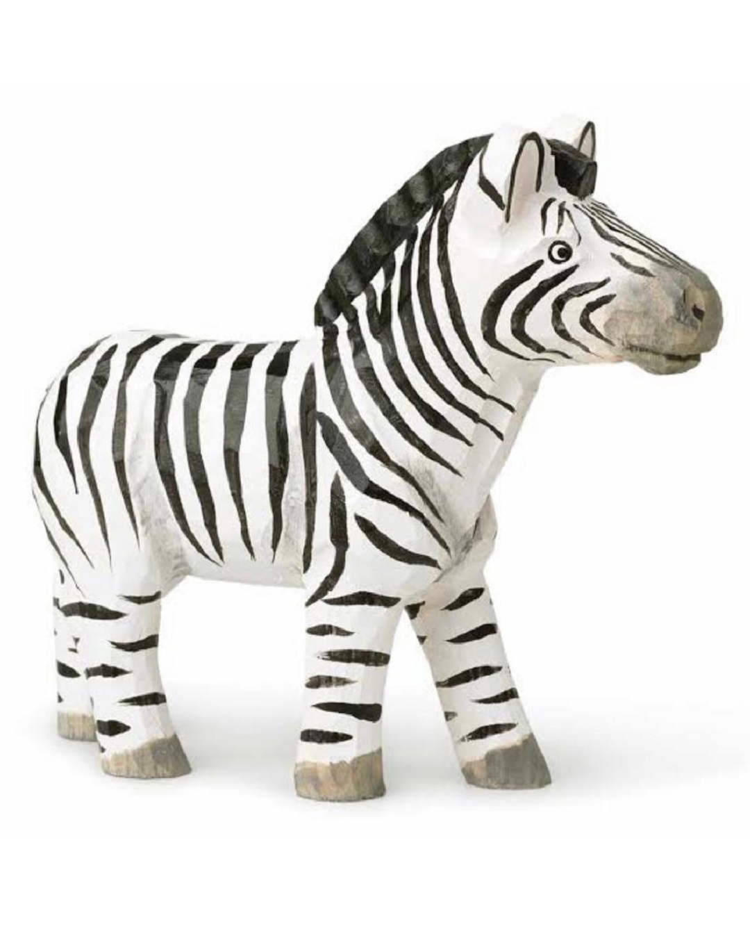 Hand carved Zebra statue