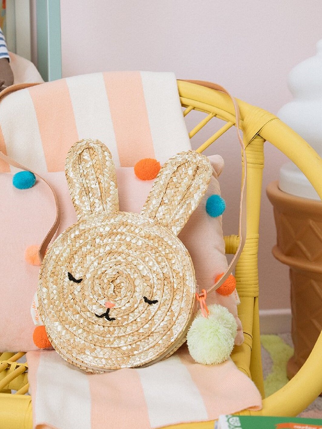 Bunny Straw Bag