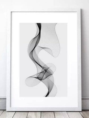 Elegant poetry print