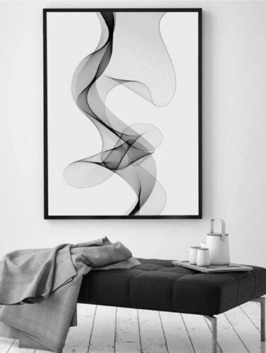 Elegant poetry print
