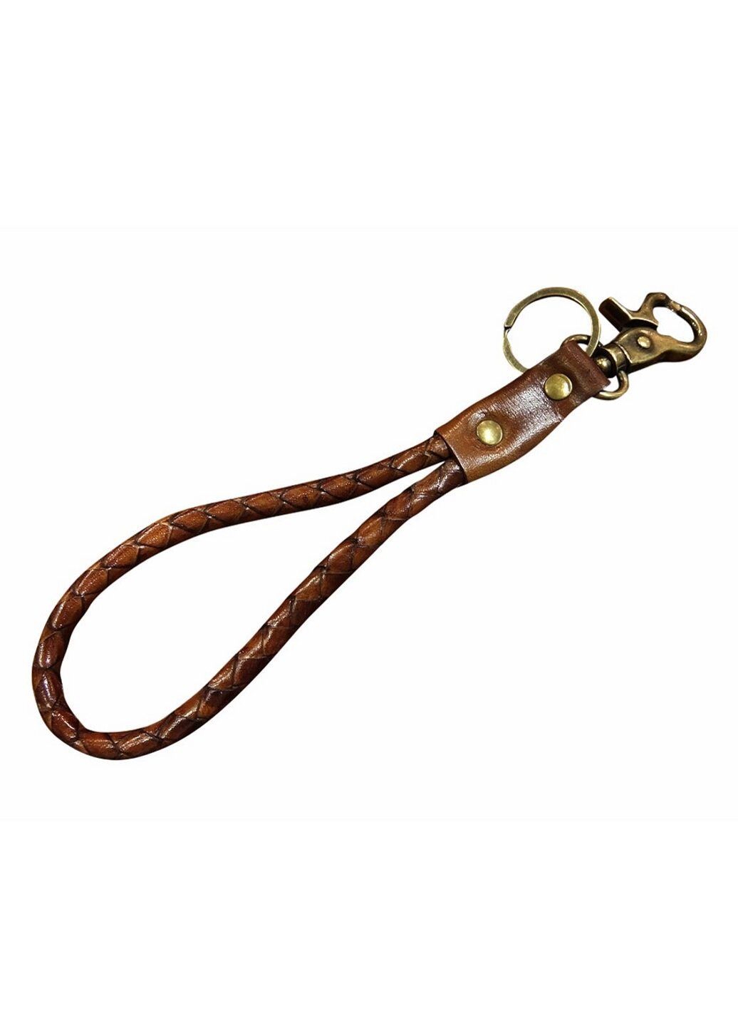 Leather keyring