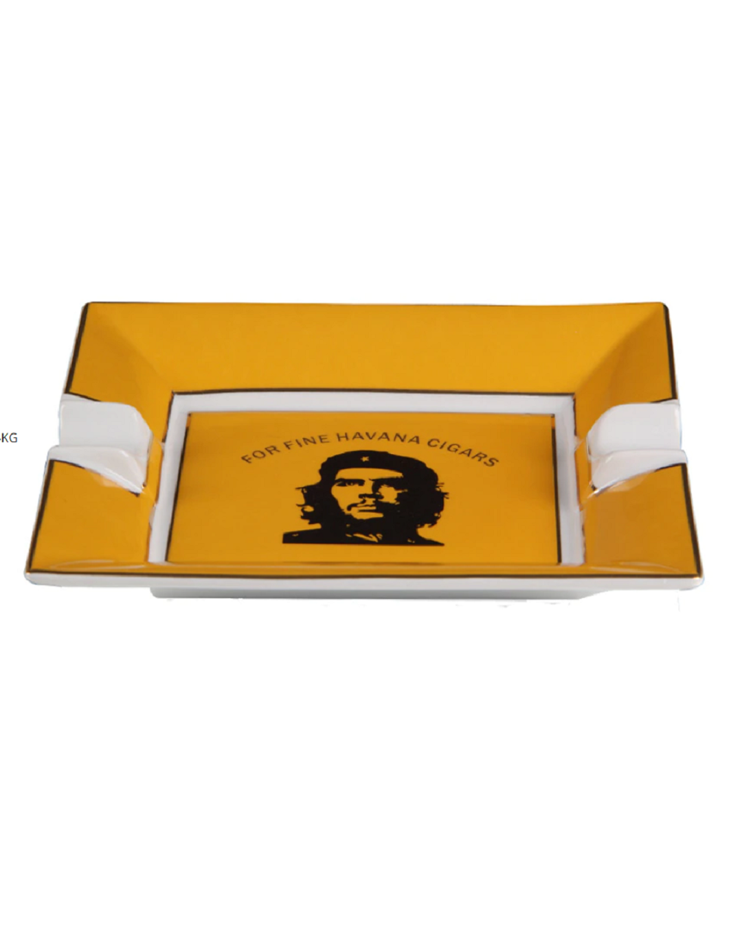 Yellow Havana cigar ashtray