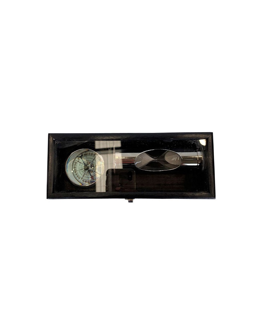 Compass and Sand Timer Gift Box Set