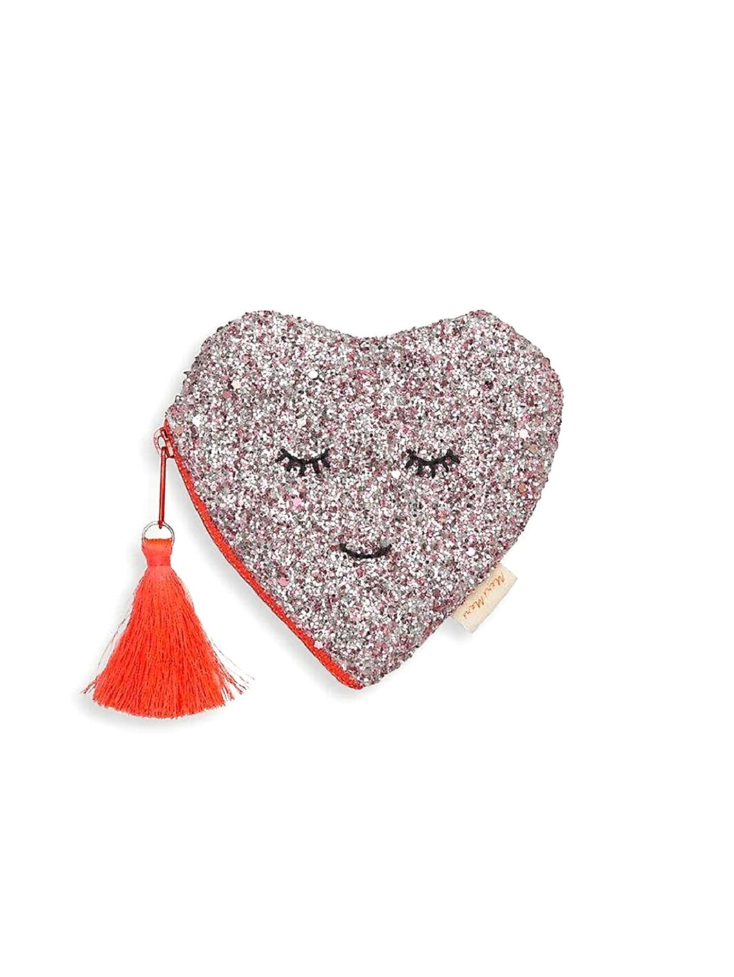 Glitter Heart Coin Purse