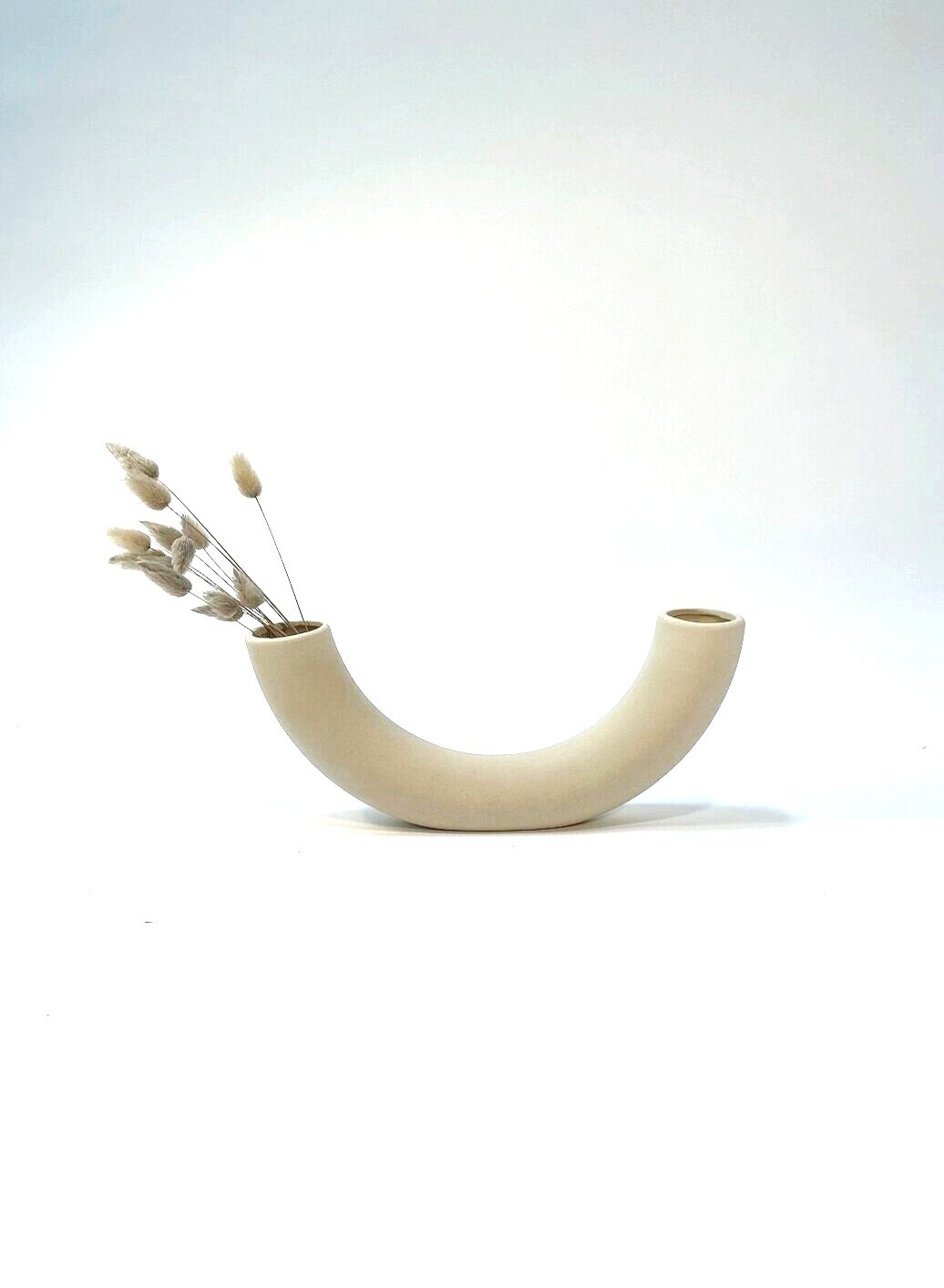Half pipe vase