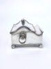 Antique Sheffield Plate Casket Form Inkwell Desk set
