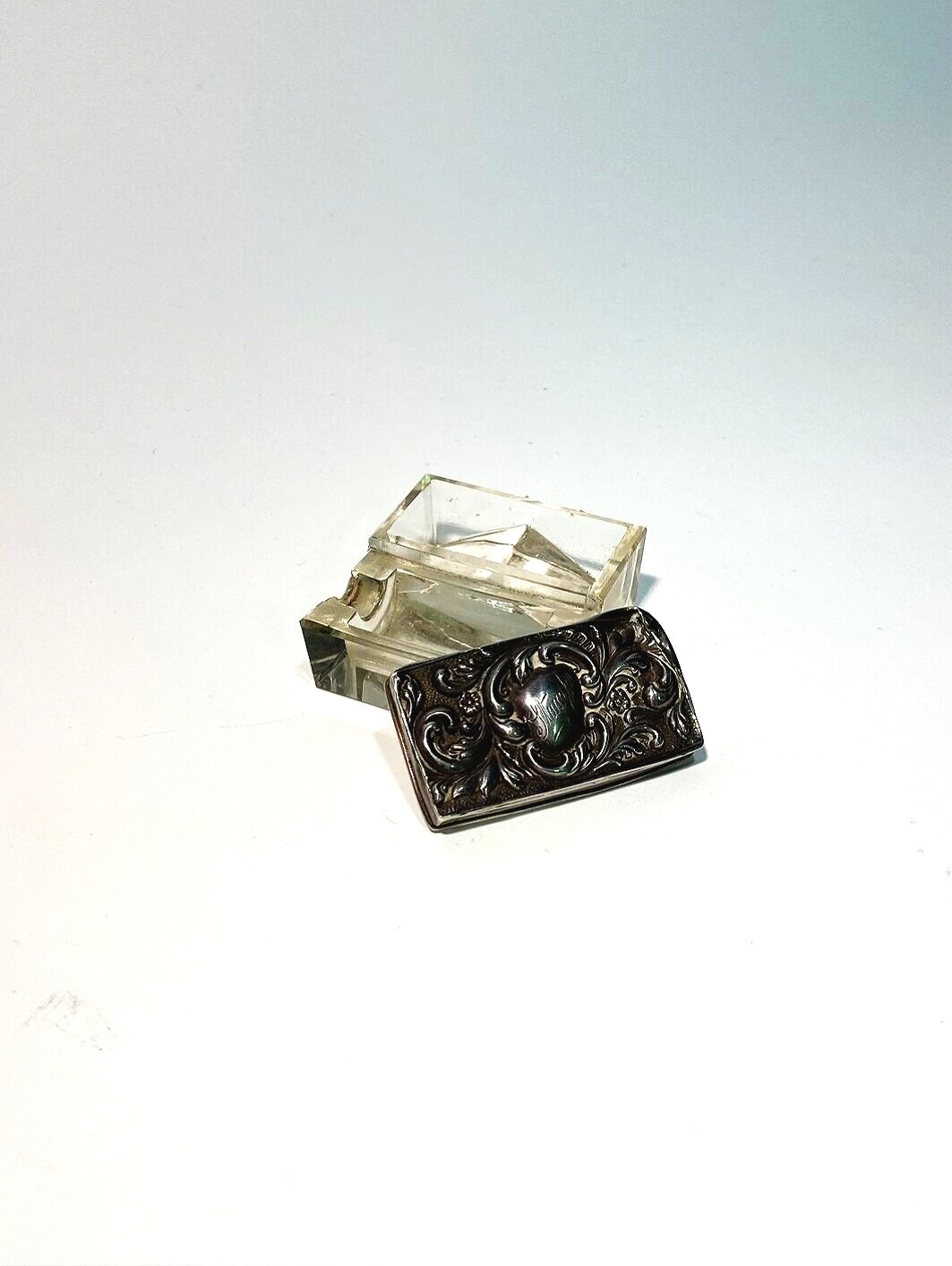 Sterling Silver Stamp Box