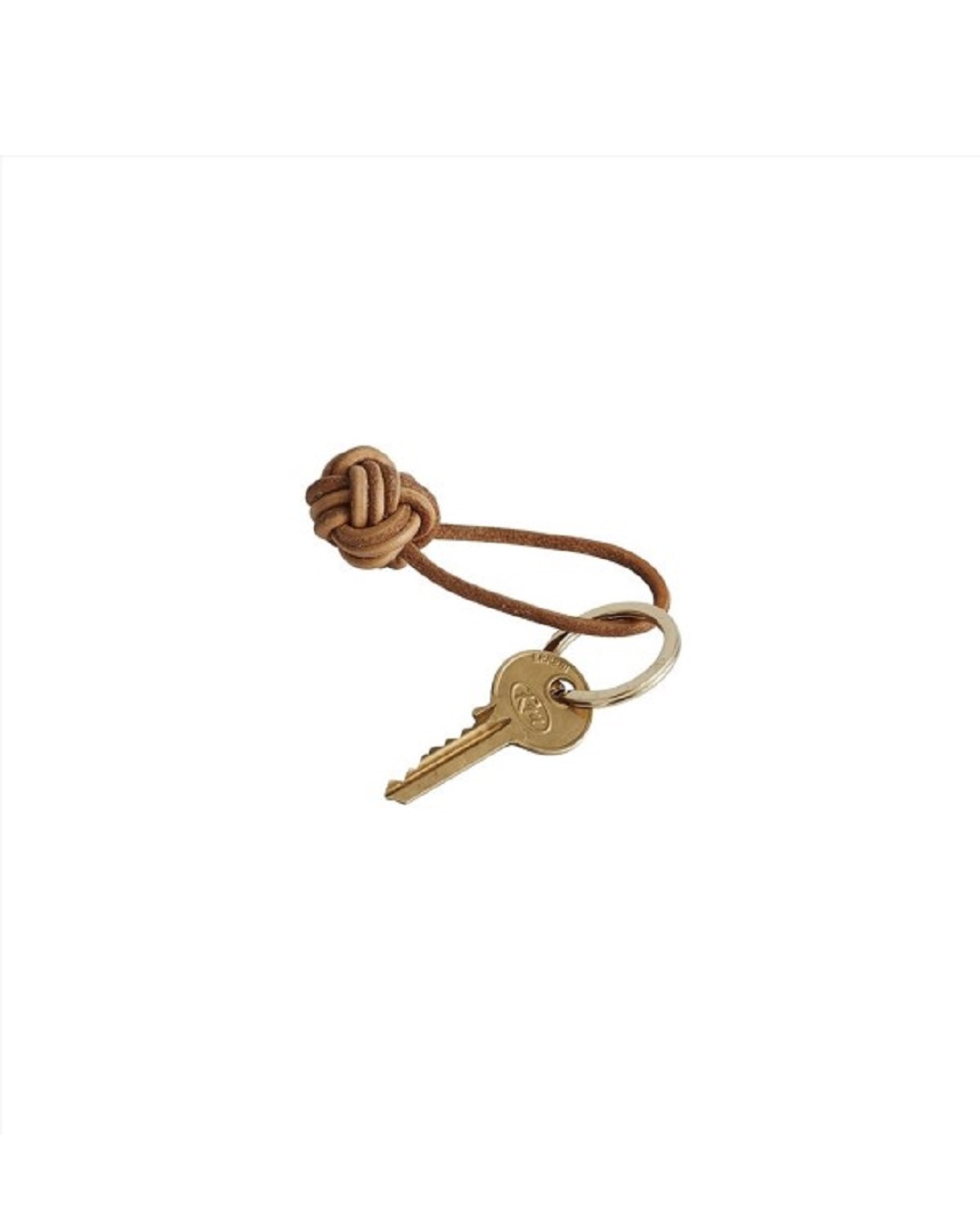 Knot Leather Keyring