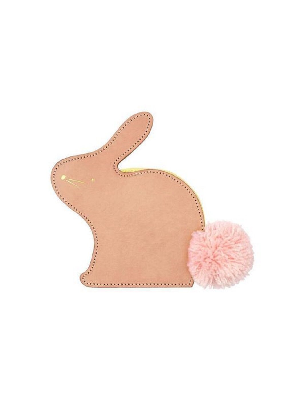 Leather Bunny Coin Purse