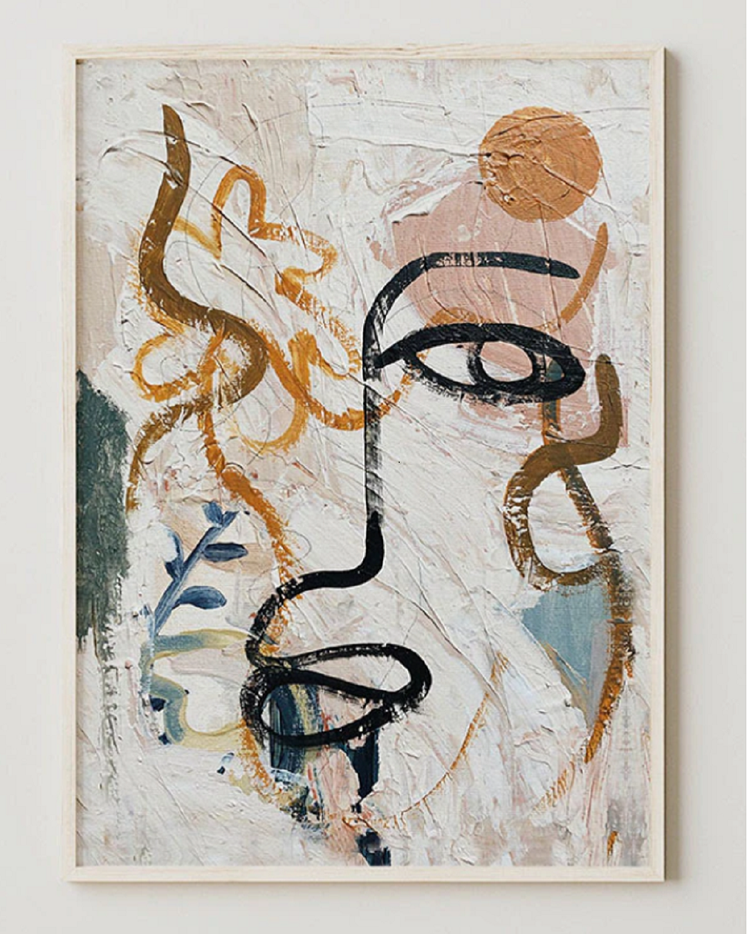 Abstract Retro Matisse Print