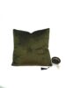 Velvet and Linen Cushion