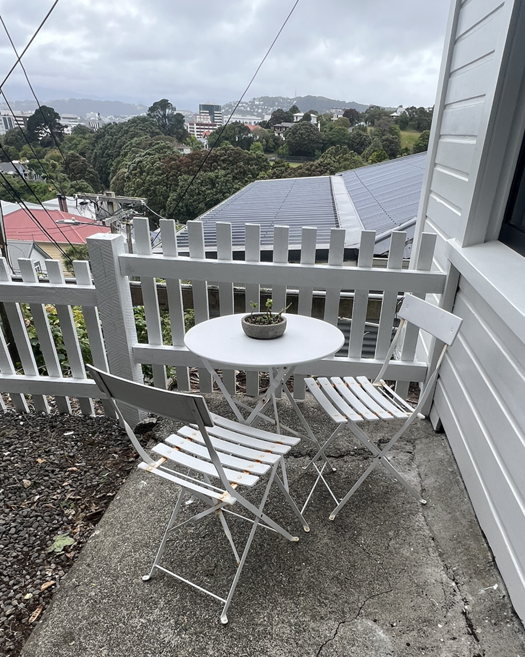 Metal Outdoor Table and 2 Chairs